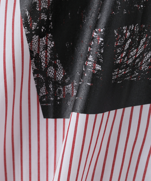 PULP/417EDIFICE（パルプフォーワンセブンエディフィス）の「VAQUERA / バケラ WOMEN TROMPE L'OEIL BUTTON DOWN（シャツ/ブラウス・レディース・ホワイト・SMALL/X-SMALL）」の7枚目の写真