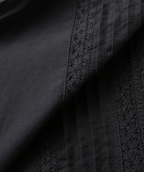 FANAKA / ファナカ リバーレースペプラムブラウス WEB限定】手洗い可 / FANAKA / ファナカ リバーレースペプラムブラウス