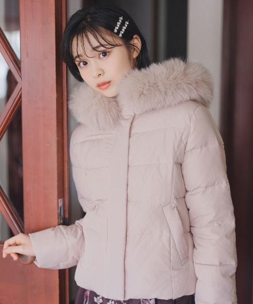 Icchan☆プロフ→☆　エリザベッタフランキ　シャンパンピンク　 ダウン Icchan☆プロフ→☆様専用 エリザベッタフランキ シャンパンピンク ダウン