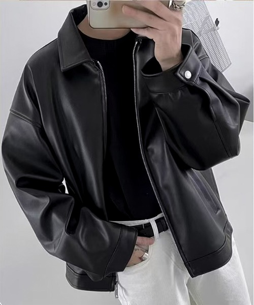 セール】9D8 PUレザージャケット（ブルゾン）｜CALIFORNIA OUTFITTERS