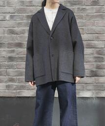 かぐれ | ウールテーラードショートコート(その他アウター)