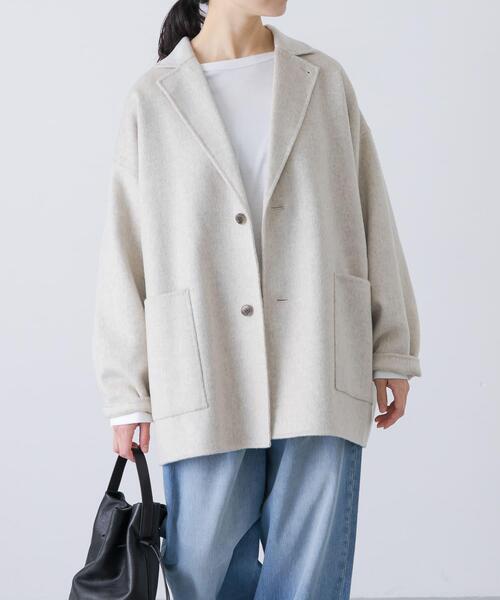 かぐれ（カグレ）の「ウールテーラードショートコート（その他アウター