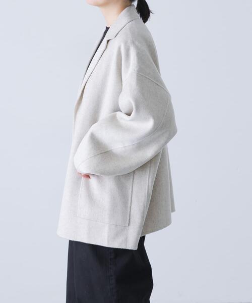 かぐれ（カグレ）の「ウールテーラードショートコート（その他アウター