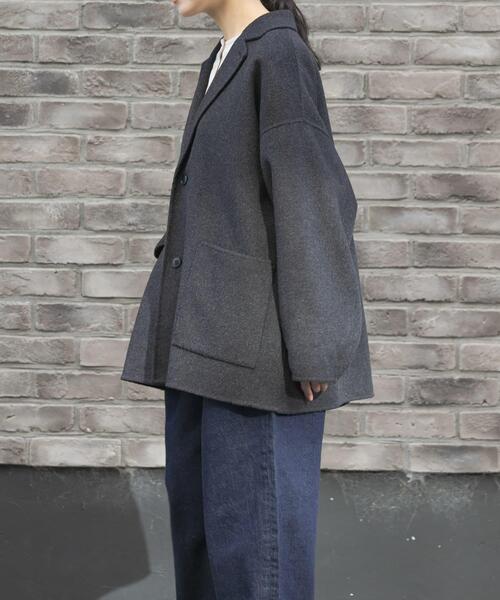 かぐれ　ウールテーラードショートコート かぐれ｜ウールテーラードショートコート | Rakuten Fashion(楽天