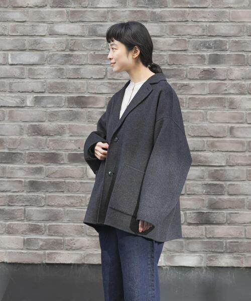 ウールテーラードショートコート（その他アウター）｜かぐれ（カグレ