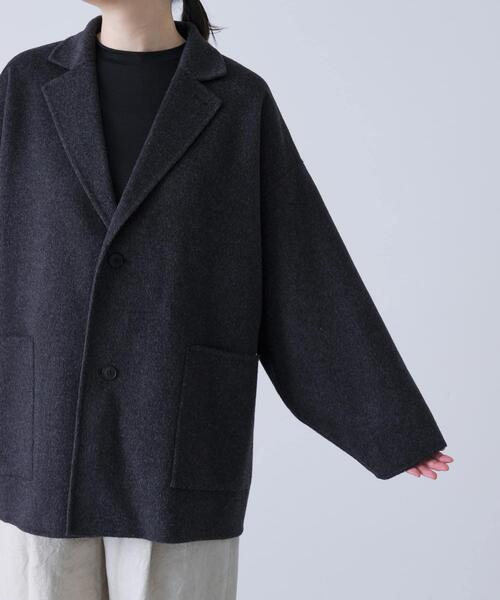 美品 ダニエラグレジス ＊ ショートコート ウール ネイビー コムデギャルソン 美品 ダニエラグレジス ＊ ショートコート ウール ネイビー