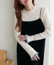 【WEB限定】袖口フリルプルオーバー
