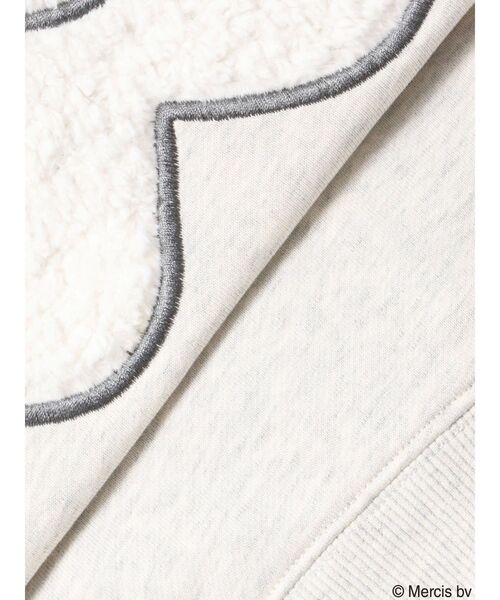 merry jenny（メリージェニー）の「もこもこナインチェスウェット（スウェット・レディース・ブラック/グレー・FREE）」の4枚目の写真