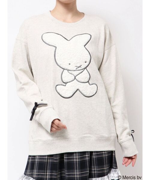 merry jenny（メリージェニー）の「もこもこナインチェスウェット（スウェット・レディース・ブラック/グレー・FREE）」の9枚目の写真