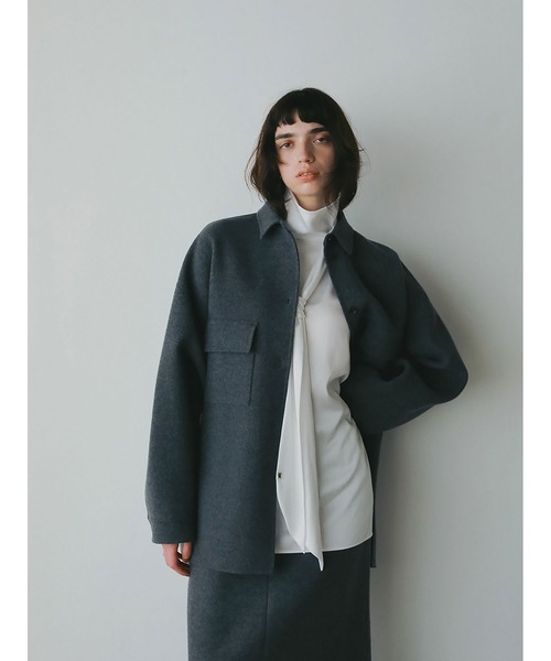 メルトンリバーシャツジャケット（ブルゾン）｜HER.（ハー）の