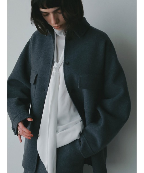 メルトンリバーシャツジャケット（ブルゾン）｜HER.（ハー）の