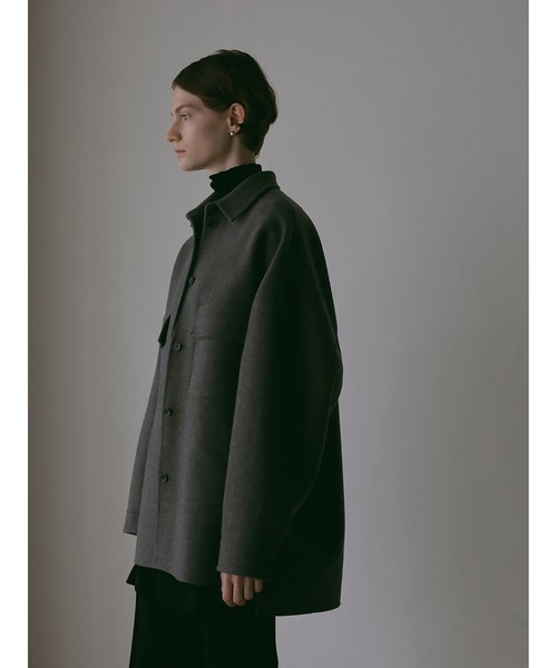 メルトンリバーシャツジャケット（ブルゾン）｜HER.（ハー）の