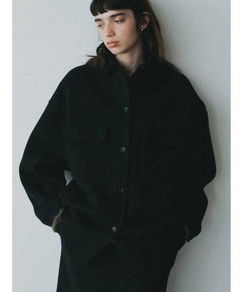 HER.（ハー）の「メルトンリバーシャツジャケット（ブルゾン）」 - WEAR