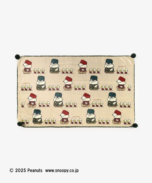 Afternoon Tea(アフタヌーンティー)の「リバーシブルブランケット/PEANUTS/Afternoon Tea Original Tartans(ブランケット・レディース・グリーン・ONE SIZE)」の2枚目の写真
