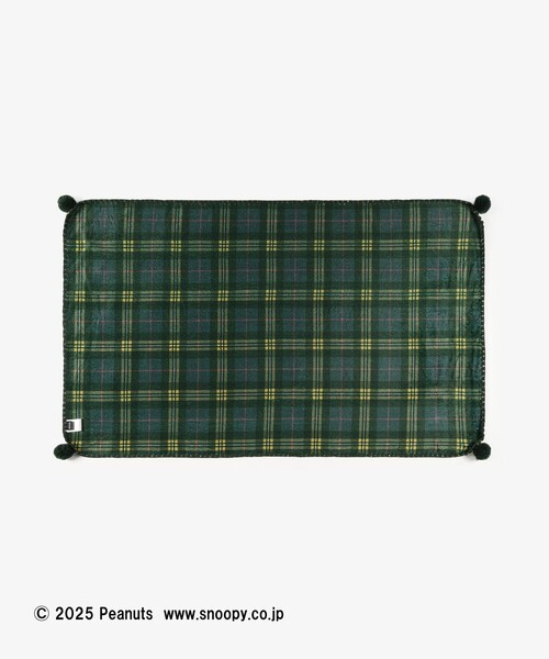 Afternoon Tea(アフタヌーンティー)の「リバーシブルブランケット/PEANUTS/Afternoon Tea Original Tartans(ブランケット・レディース・グリーン・ONE SIZE)」の3枚目の写真