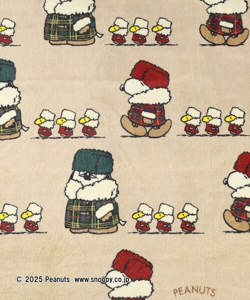 Afternoon Tea(アフタヌーンティー)の「リバーシブルブランケット/PEANUTS/Afternoon Tea Original Tartans(ブランケット・レディース・グリーン・ONE SIZE)」の4枚目の写真