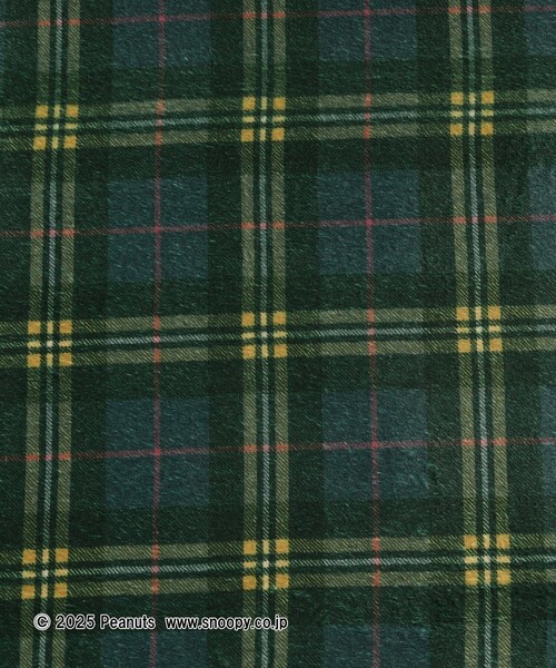 Afternoon Tea(アフタヌーンティー)の「リバーシブルブランケット/PEANUTS/Afternoon Tea Original Tartans(ブランケット・レディース・グリーン・ONE SIZE)」の5枚目の写真