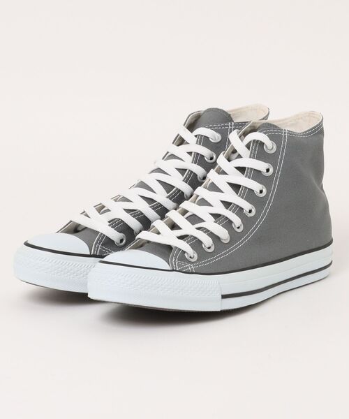 CONVERSE(コンバース)の「CONVERSE/コンバース/CANVAS ALL STAR HI/キャンバス オールスター ハイ(スニーカー・レディース・ホワイト系2/チャコールグレー/ホワイト・5/6.5/6/5.5/4)」の3枚目の写真