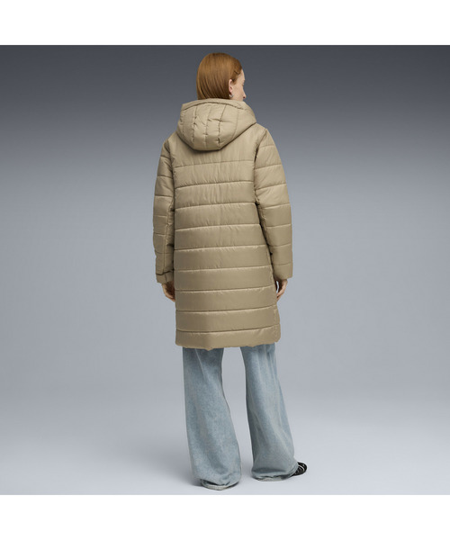 PUMA(プーマ)の「PUMA プーマ ウィメンズ ESS フーデッド パデッド ジャケット(ダウンジャケット/コート・レディース・ベージュ/ブラック・LARGE/MEDIUM/SMALL/X-LARGE)」の6枚目の写真