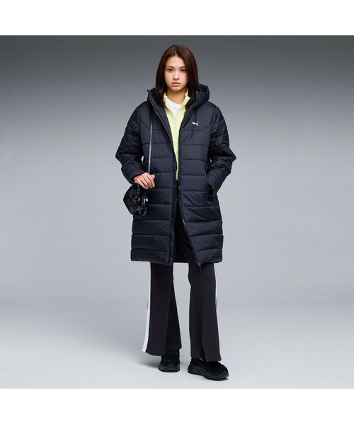 PUMA(プーマ)の「PUMA プーマ ウィメンズ ESS フーデッド パデッド ジャケット(ダウンジャケット/コート・レディース・ベージュ/ブラック・LARGE/MEDIUM/SMALL/X-LARGE)」の12枚目の写真