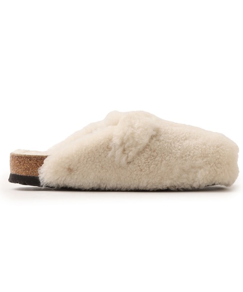 BIRKENSTOCK(ビルケンシュトック)の「BIRKENSTOCK BOSTON BIG BUCKLE TEDDY EGGSHELL LAF / ビルケンシュトック ボストン ビッグ バックル テディ エッグシェル LAF(サンダル・レディース・ホワイト・25.0cm/24.5cm/24.0cm/23.0cm)」の5枚目の写真