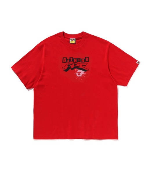 GRAFFITI BAPE LOGO RELAXED FIT TEE #1（Tシャツ/カットソー）｜A