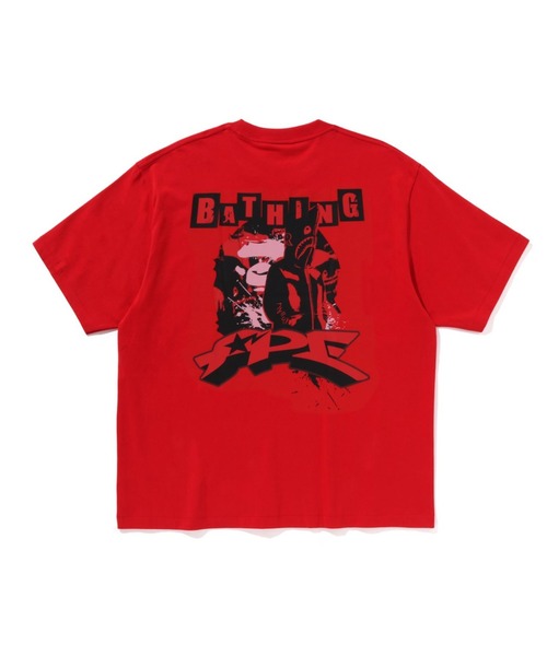 GRAFFITI BAPE LOGO RELAXED FIT TEE #1（Tシャツ/カットソー）｜A