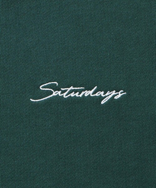Saturdays NYC（サタデーズ ニューヨークシティ ）の「Bowery Script Emb Sweatshirt（スウェット・メンズ・グレー/グリーン/ネイビー・L/XL/M/S/X-SMALL）」の19枚目の写真