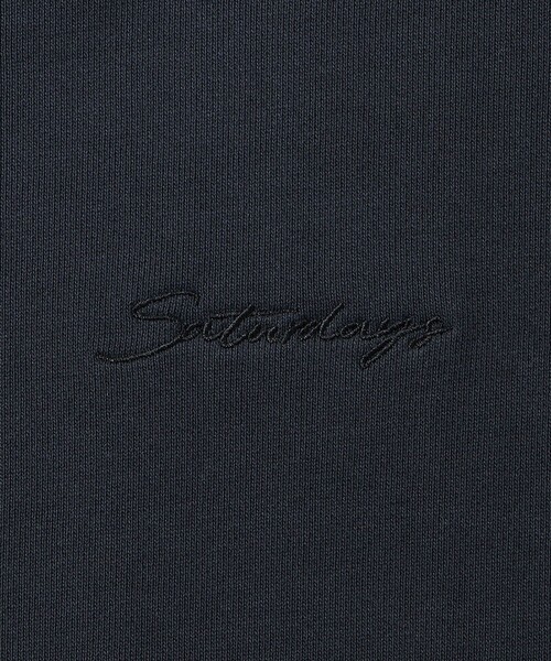 Saturdays NYC（サタデーズ ニューヨークシティ ）の「Bowery Script Emb Sweatshirt（スウェット・メンズ・グレー/グリーン/ネイビー・L/XL/M/S/X-SMALL）」の13枚目の写真