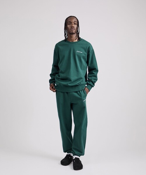 Saturdays NYC（サタデーズ ニューヨークシティ ）の「Bowery Script Emb Sweatshirt（スウェット・メンズ・グレー/グリーン/ネイビー・L/XL/M/S/X-SMALL）」の8枚目の写真