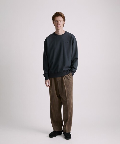 Saturdays NYC　Bowery Script EMB Crew Bowery Script Emb Sweatshirt | Saturdays NYC Japan