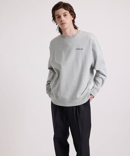 Saturdays NYC　Bowery Script EMB Crew Saturdays NYC（サタデーズ ニューヨークシティ ）の「Bowery Script