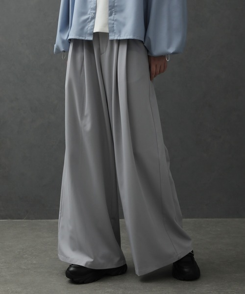 ELLUV/エルヴ】ノーブルクオリティーTR ディープ2タックワイドフレア