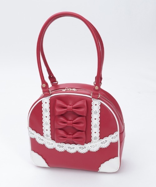 ガーリーリボンボストンバッグ（ボストンバッグ）｜Chalmiere（シャ