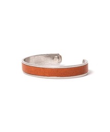 hobo バングル BRASS BRACELET WIDE with SHRINK LEATHER | hobo