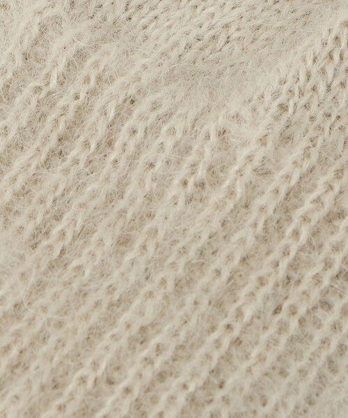 Steven Alan（スティーブンアラン）の「＜Steven Alan＞モヘヤ ミックス 三トン（手袋・レディース・オフホワイト/モカ/パープル・FREE）」の10枚目の写真