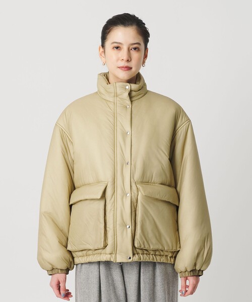 セール】ナイロンパデッド スタンドカラーブルゾン（その他アウター