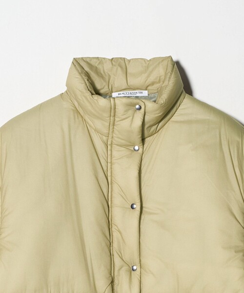 BEAUTY&YOUTH UNITED ARROWS（ビューティーアンドユースユナイテッドアローズ）の「ナイロンパデッド スタンドカラーブルゾン（その他アウター・レディース・ベージュ/ダークグレー・S/M）」の13枚目の写真