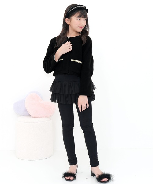 Bee des Bee(ビーデスビー)の「ノーカラージャケット(ノーカラージャケット・キッズ・アイボリー/ピンク/ブラック・150cm/130cm/120cm/110cm/100cm/140cm)」の19枚目の写真