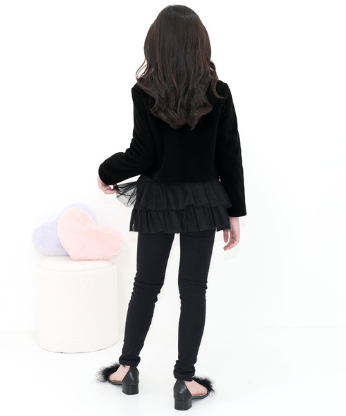 Bee des Bee(ビーデスビー)の「ノーカラージャケット(ノーカラージャケット・キッズ・アイボリー/ピンク/ブラック・150cm/130cm/120cm/110cm/100cm/140cm)」の20枚目の写真