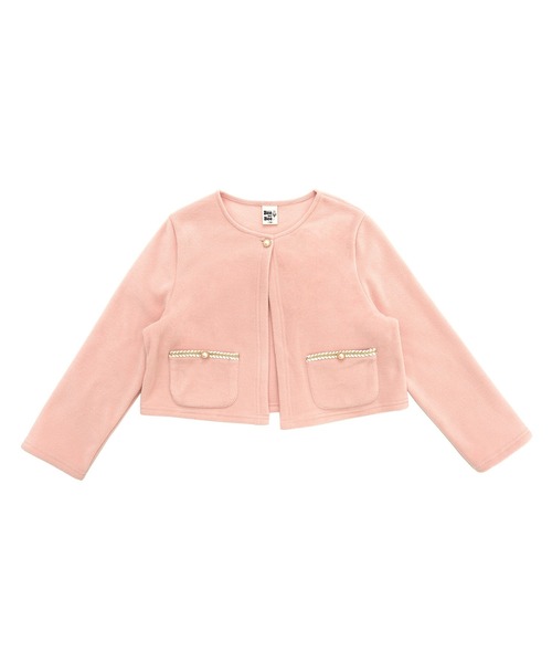 Bee des Bee(ビーデスビー)の「ノーカラージャケット(ノーカラージャケット・キッズ・アイボリー/ピンク/ブラック・150cm/130cm/120cm/110cm/100cm/140cm)」の21枚目の写真