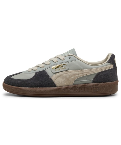 PUMA(プーマ)の「PUMA プーマ ユニセックス パレルモ レザー スニーカー(スニーカー・メンズ・オフホワイト/グレー系その他・22.0cm/29.0cm/28.0cm/27.0cm/25.5cm/24.5cm/23.5cm/22.5cm/26.0cm/25.0cm/24.0cm/23.0cm/28.5cm/27.5cm/26.5cm)」の2枚目の写真