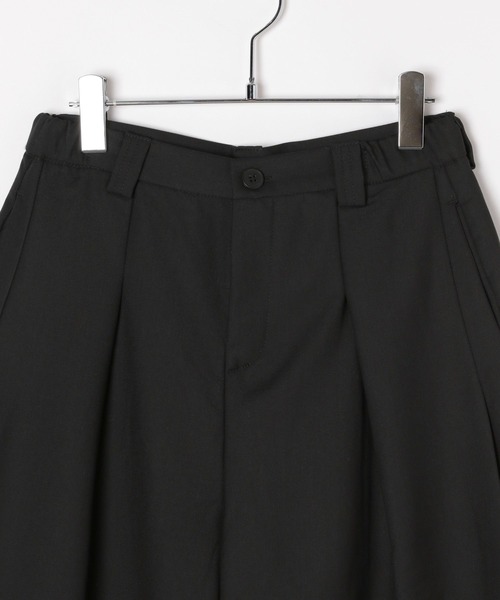 LAND MUSEUM（ランドミュージアム）の「LAND MUSEUM／タックTRショーツ（その他パンツ・メンズ・ブラック・LARGE/MEDIUM）」の3枚目の写真