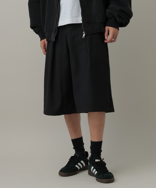 LAND MUSEUM（ランドミュージアム）の「LAND MUSEUM／タックTRショーツ（その他パンツ・メンズ・ブラック・LARGE/MEDIUM）」の10枚目の写真