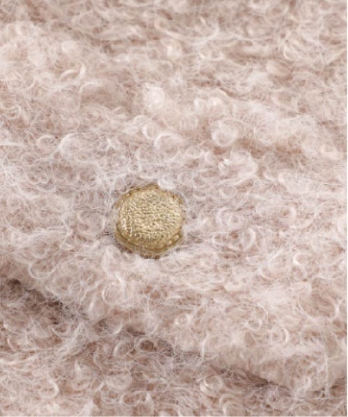 LA POMME petit(ラポミ・プチ)の「Elegant Golden Button Fur Coat(ムートンコート・レディース・ブラウン/ピンク/アイボリー・SMALL/MEDIUM)」の6枚目の写真