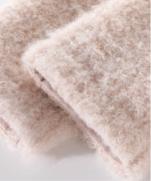 LA POMME petit(ラポミ・プチ)の「Elegant Golden Button Fur Coat(ムートンコート・レディース・ブラウン/ピンク/アイボリー・SMALL/MEDIUM)」の7枚目の写真