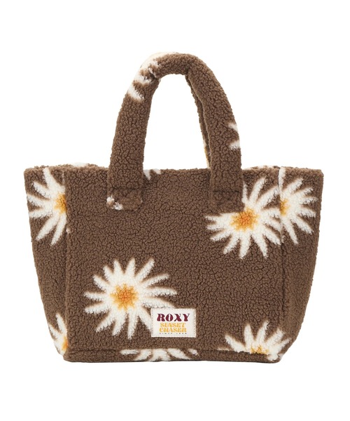 ROXY(ロキシー)の「ALL DAY TOTE BAG/ロキシーボアトートバッグ(トートバッグ・レディース・ブラウン/ナチュラル/ブルー・FREE)」の4枚目の写真