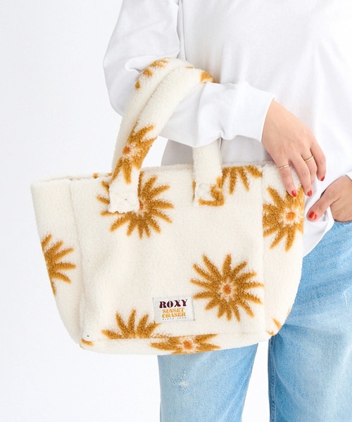 ROXY(ロキシー)の「ALL DAY TOTE BAG/ロキシーボアトートバッグ(トートバッグ・レディース・ブラウン/ナチュラル/ブルー・FREE)」の15枚目の写真
