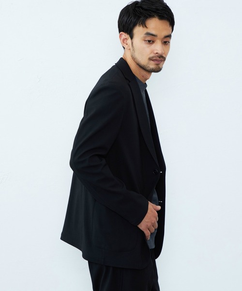 EDWIN(エドウィン)の「EDWIN エドウィン デニスラ URBAN FUNCTION テーラードジャケット ウールライク ストレッチ 洗える(テーラードジャケット・メンズ・ネイビー/ブラック・SMALL/LARGE/X-LARGE/MEDIUM)」の15枚目の写真