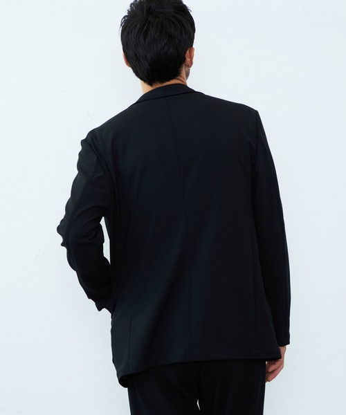 EDWIN(エドウィン)の「EDWIN エドウィン デニスラ URBAN FUNCTION テーラードジャケット ウールライク ストレッチ 洗える(テーラードジャケット・メンズ・ネイビー/ブラック・SMALL/LARGE/X-LARGE/MEDIUM)」の16枚目の写真